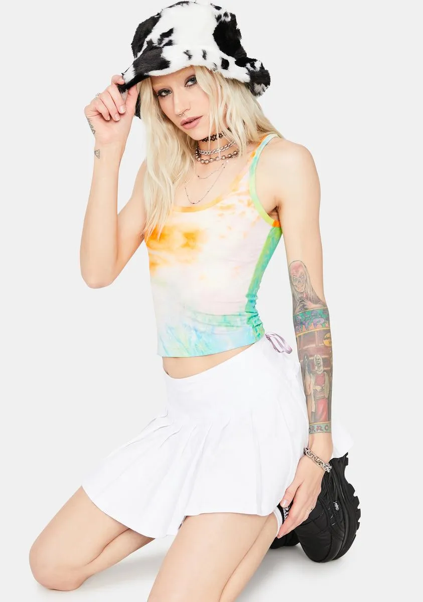 Sunny Feeling Torn Tie Dye Tank Top sold by Dolls Kill product image thumbnail 2