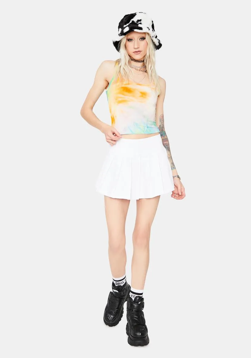 Sunny Feeling Torn Tie Dye Tank Top sold by Dolls Kill product image thumbnail 3