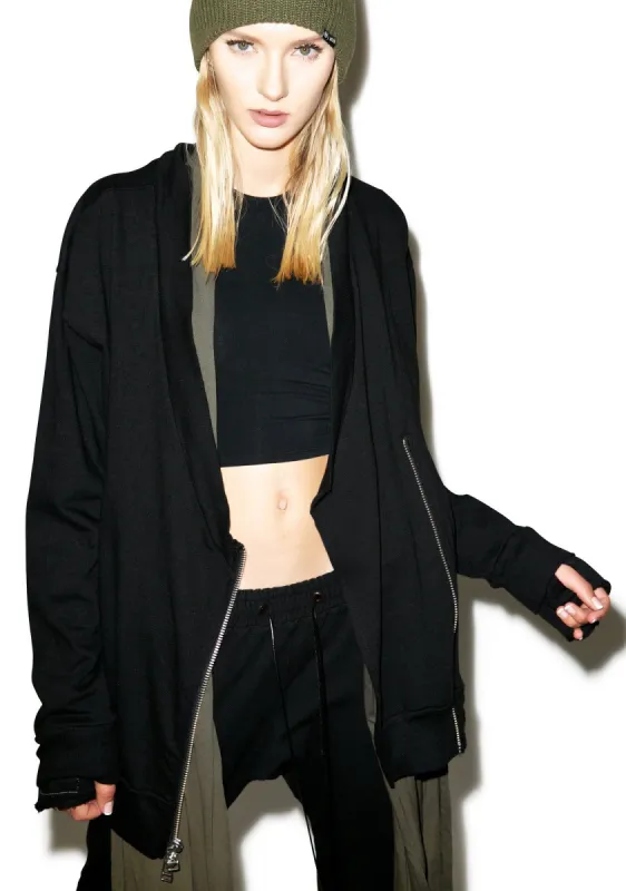 Knomad Kimono Sweatshirt sold by Dolls Kill