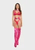 Pink On Lock Lingerie Set sold by Dolls Kill