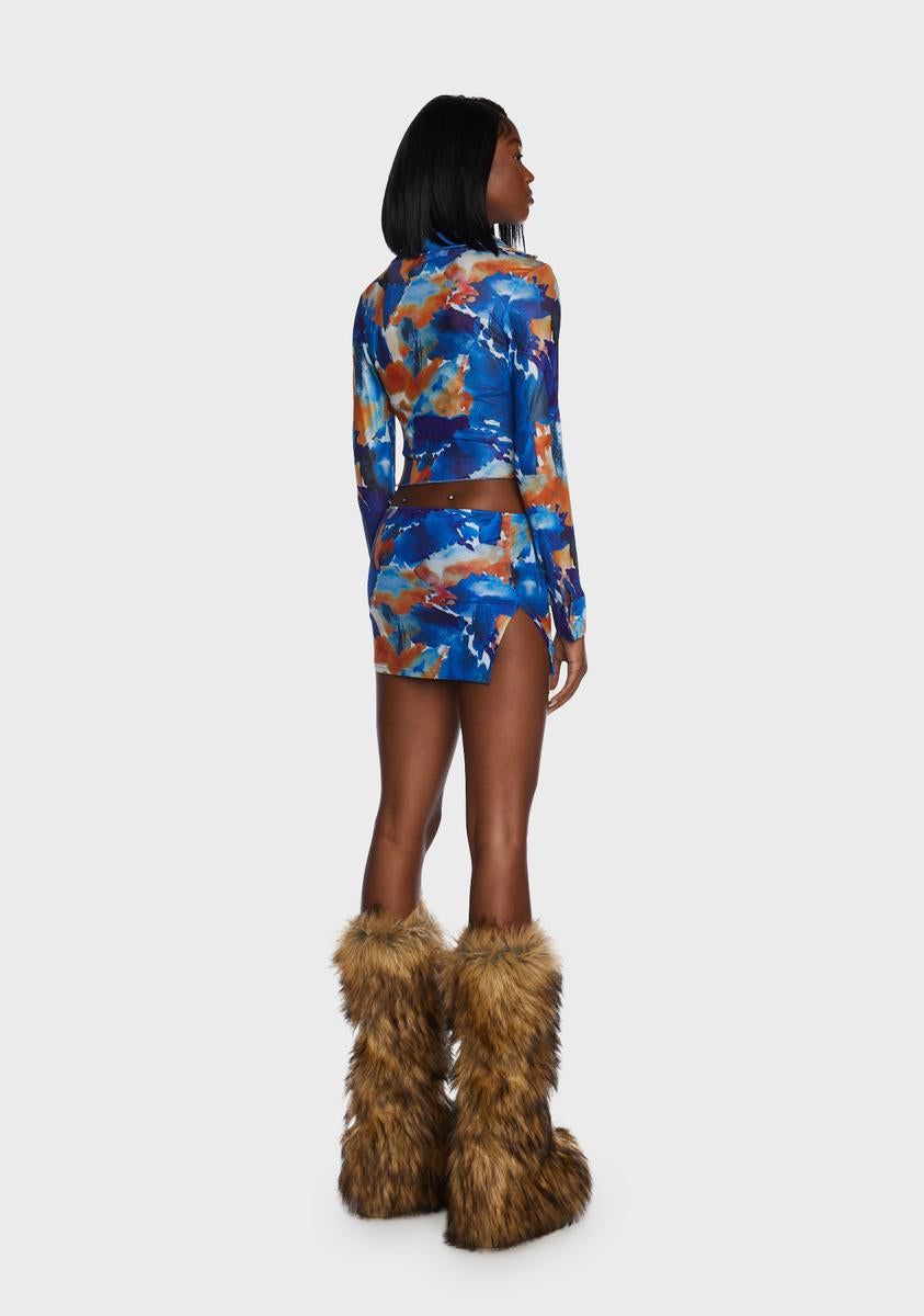 Flirty Distraction Skirt Set sold by Dolls Kill product image thumbnail 4