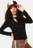 Doing Good Button Up Top sold by Dolls Kill