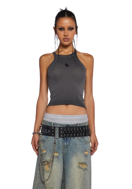Charged Graphic Tank Top sold by Dolls Kill