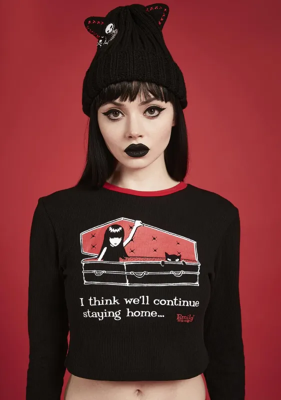 Ennui And Me Thermal Top made by Dolls Kill