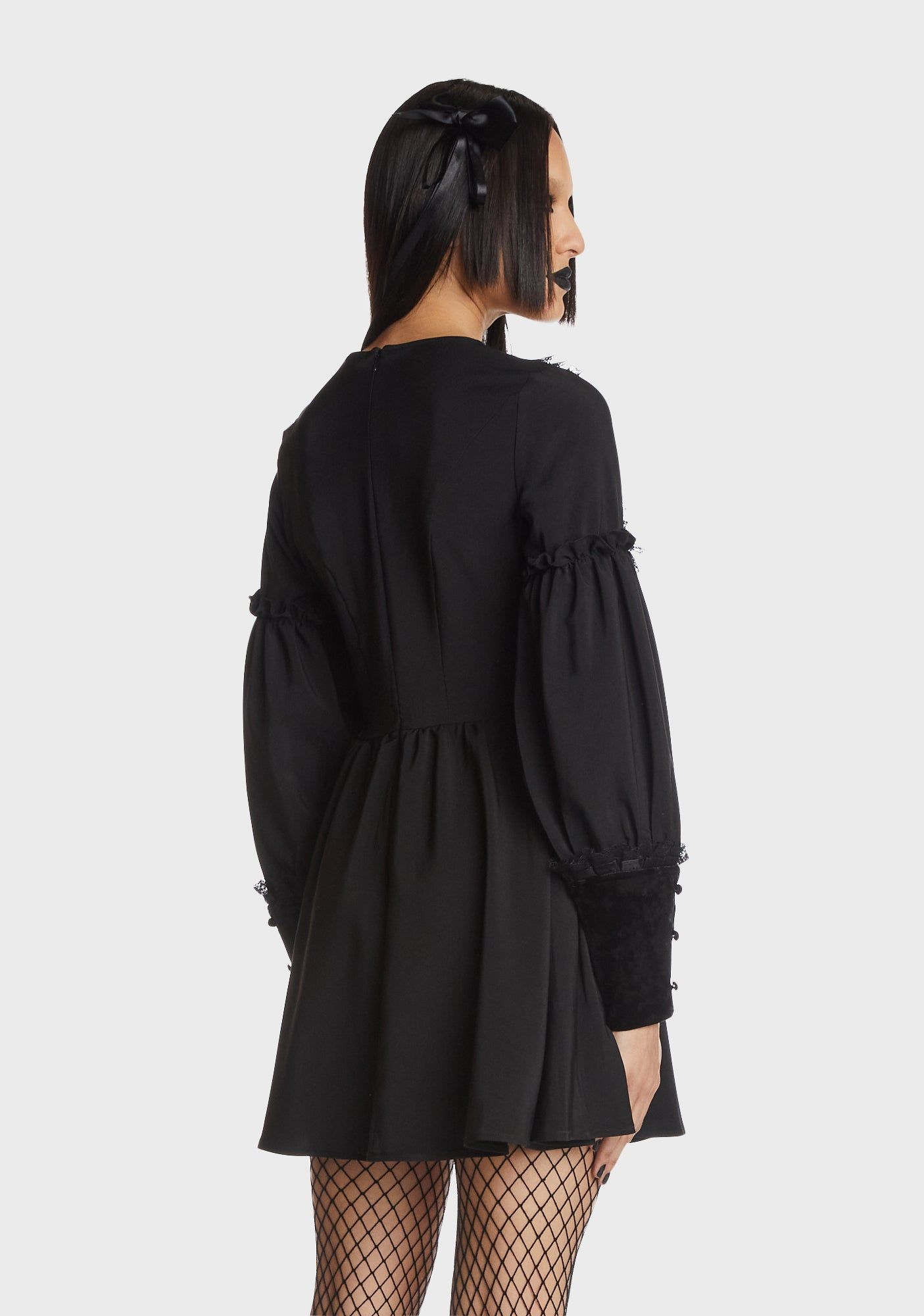 Coffin Collar Gothic Doll Dress sold by Dolls Kill product image thumbnail 4