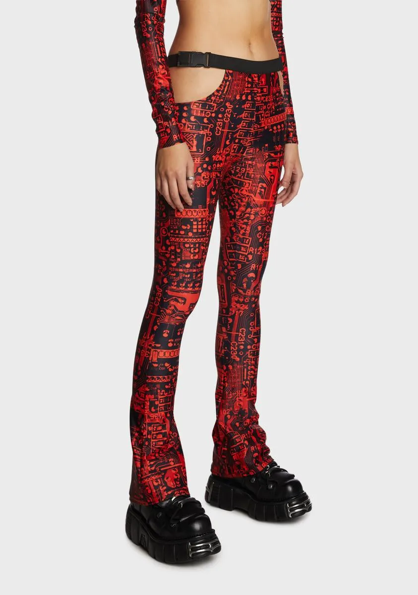 Error Cut-Out Leggings sold by Dolls Kill product image thumbnail 3