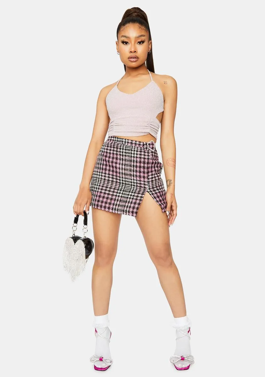 Let's Make A Deal Glitter Crop Top sold by Dolls Kill product image thumbnail 3