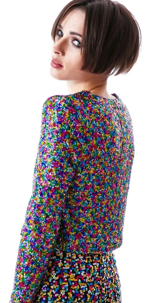 Glamour Glitter Top sold by Dolls Kill product image thumbnail 2