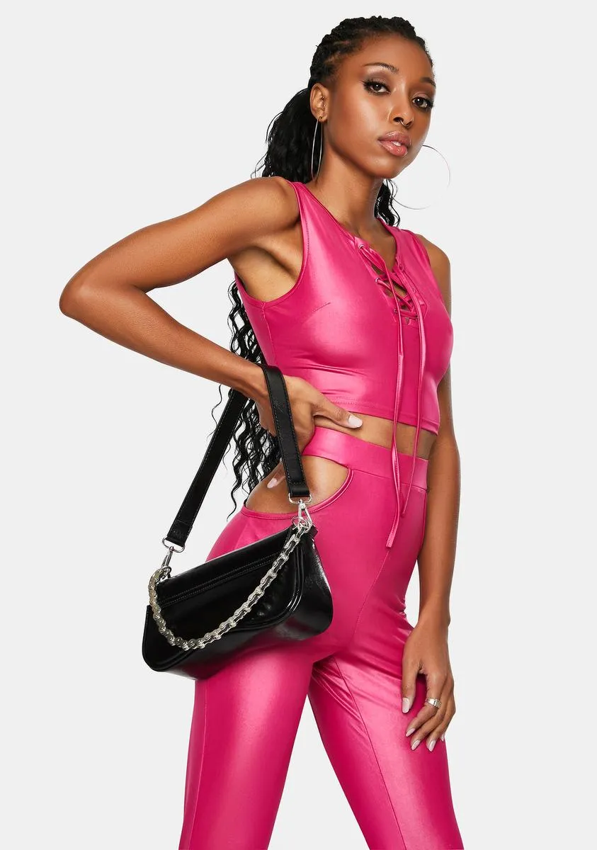 Magenta Play Rough Cutout Pant Set sold by Dolls Kill product image thumbnail 2