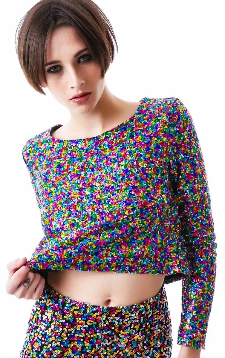 Glamour Glitter Top sold by Dolls Kill product image thumbnail 3