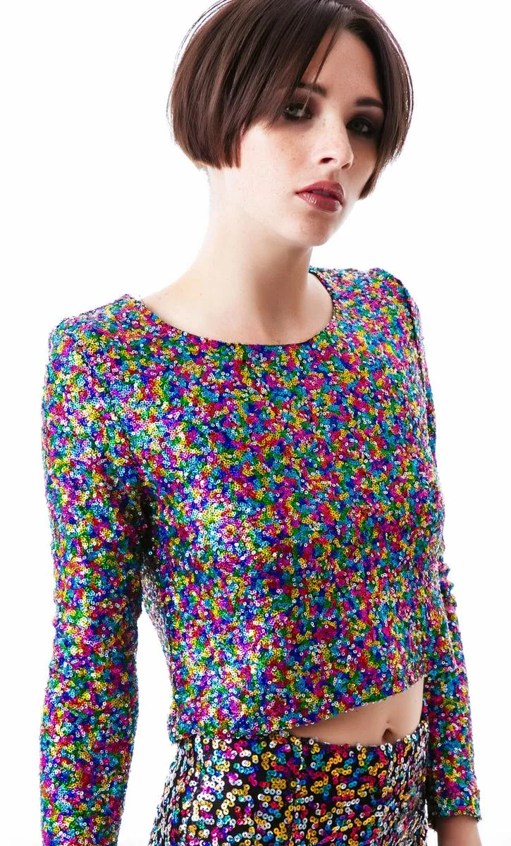 Glamour Glitter Top sold by Dolls Kill product image thumbnail 4