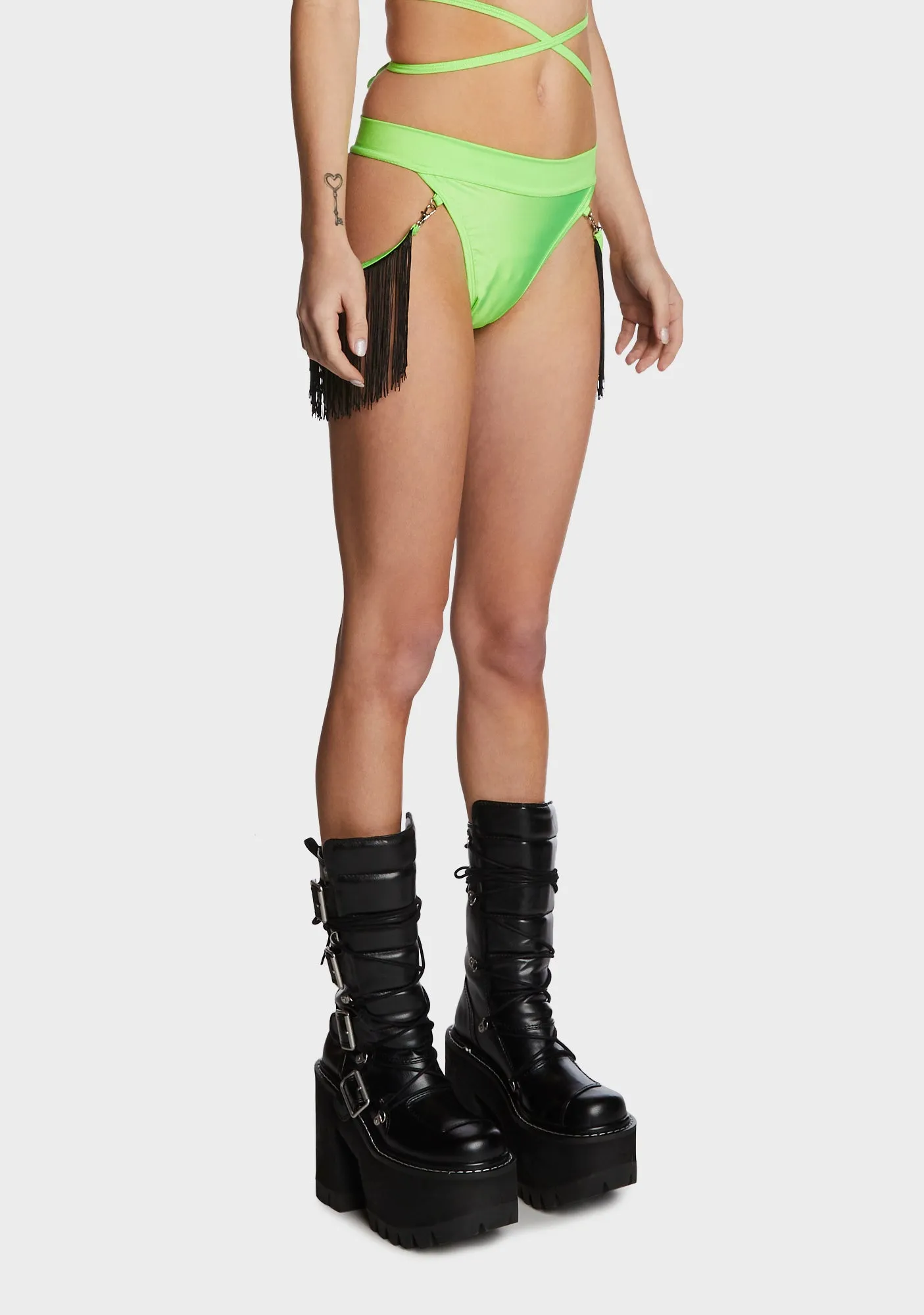 Sunrise Fringe Bottoms sold by Dolls Kill product image thumbnail 4