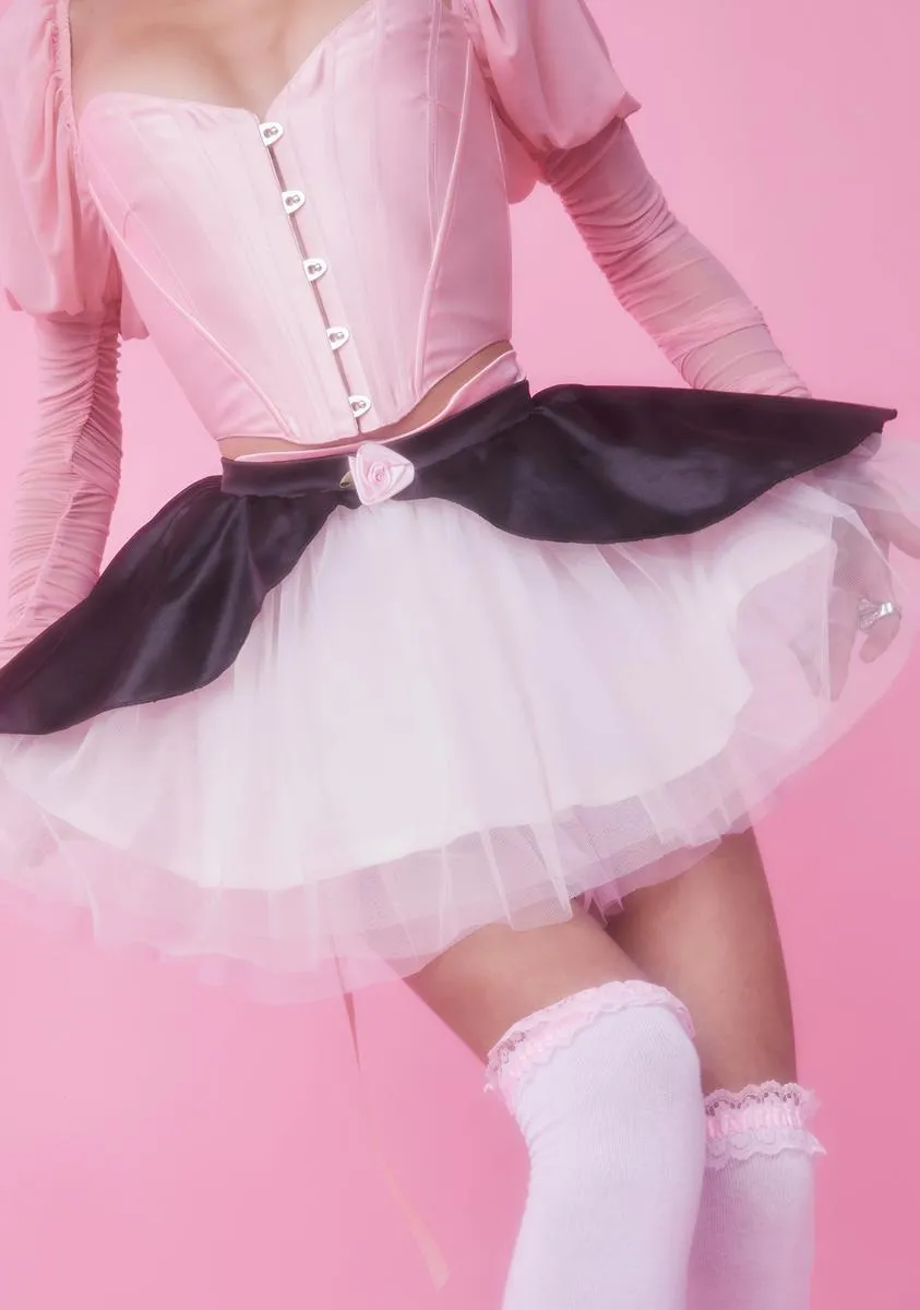 Stroke Of Midnight Tulle Skirt sold by Dolls Kill