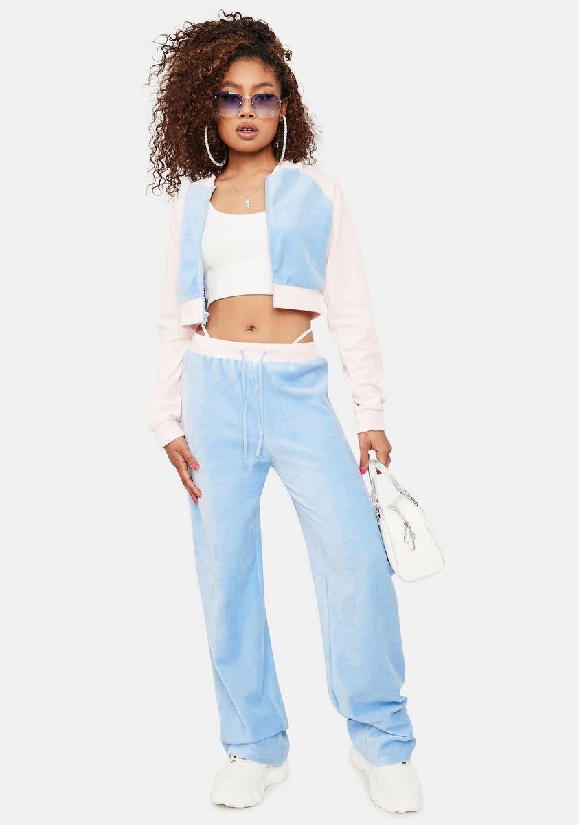 Baby Y2K Dreams Velour Tracksuit sold by Dolls Kill