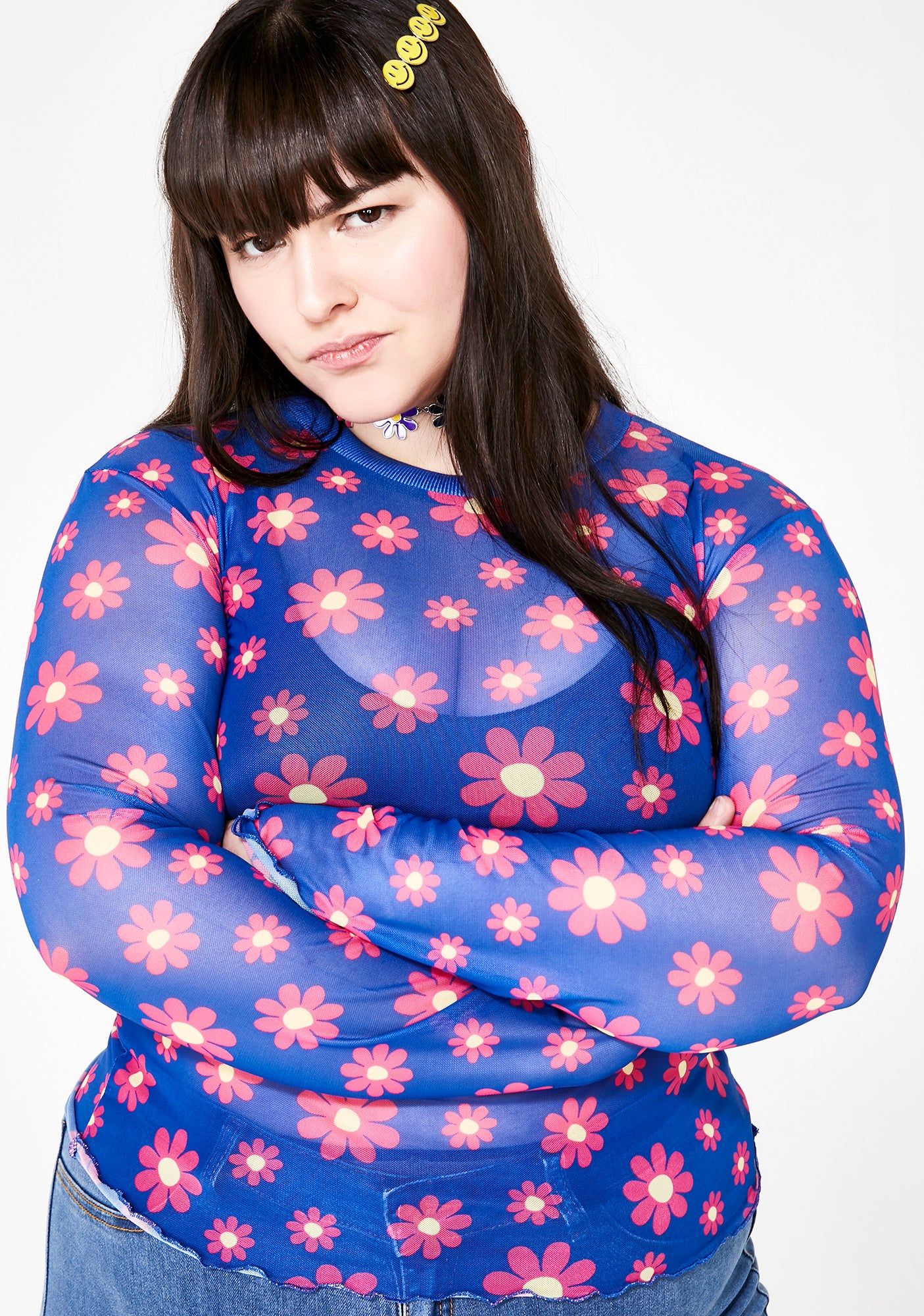 True Blue Forget Me Not Top sold by Dolls Kill product image thumbnail 2