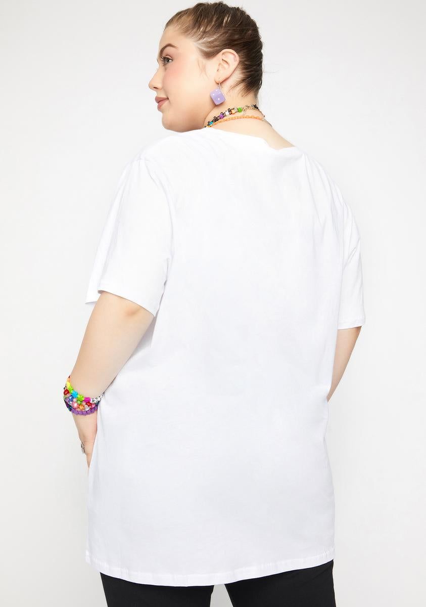 Plus Tender Love Graphic Tee sold by Dolls Kill product image thumbnail 4