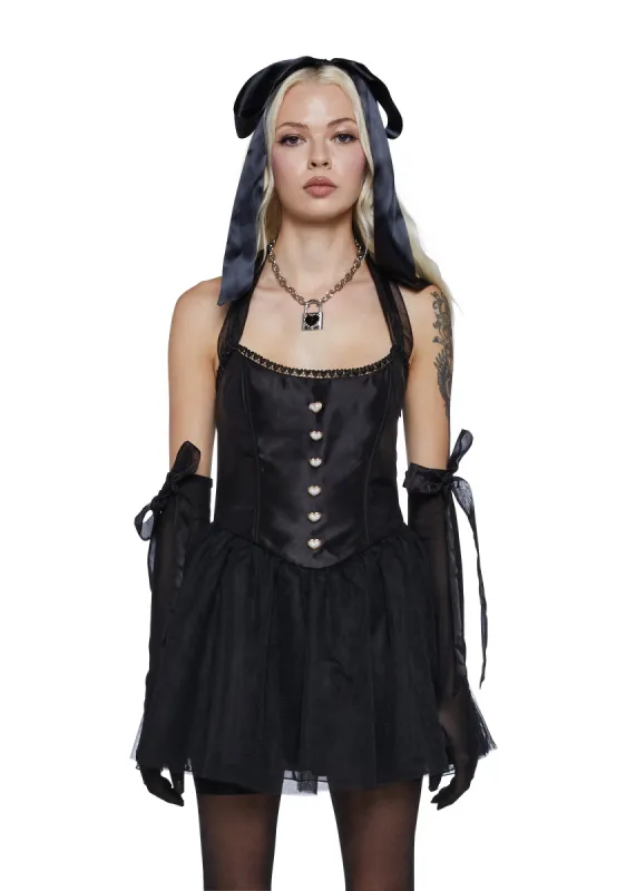 Dream Of You Mini Dress - Black sold by Dolls Kill
