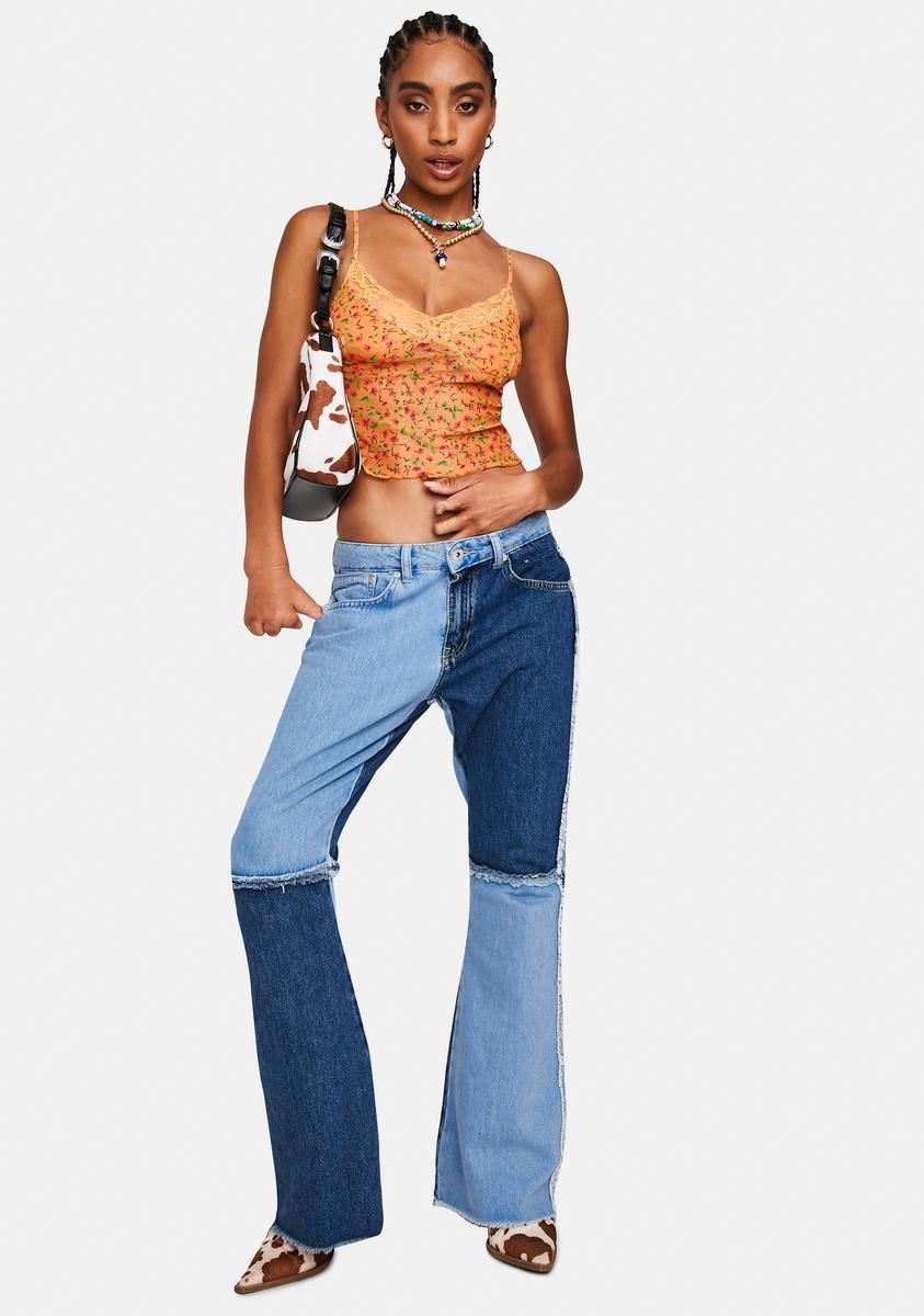 Summer Sun Mesh Yenika Crop Top sold by Dolls Kill product image thumbnail 3