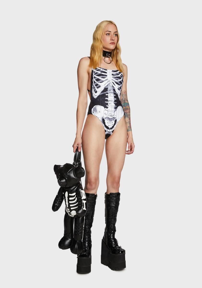 Skeleton Swimsuit sold by Dolls Kill product image thumbnail 3