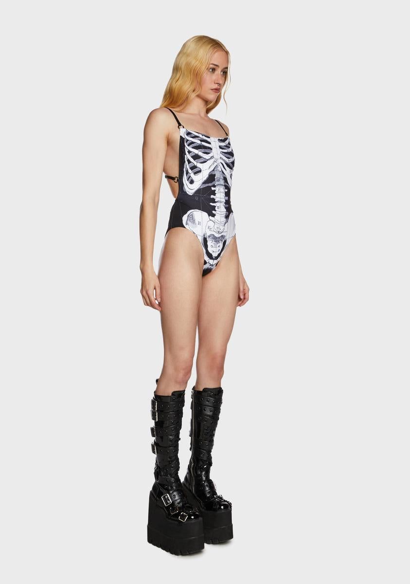 Skeleton Swimsuit sold by Dolls Kill product image thumbnail 4