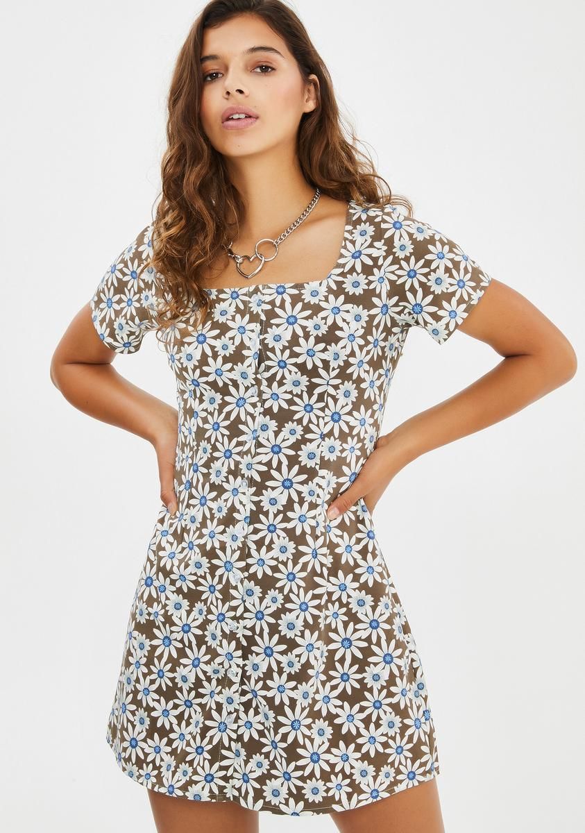 Don't Ask Don't Tell Floral Dress sold by Dolls Kill