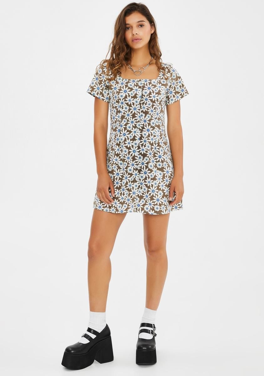 Don't Ask Don't Tell Floral Dress sold by Dolls Kill product image thumbnail 3