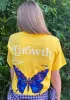 Yellow Personal Growth Graphic Tee sold by Dolls Kill