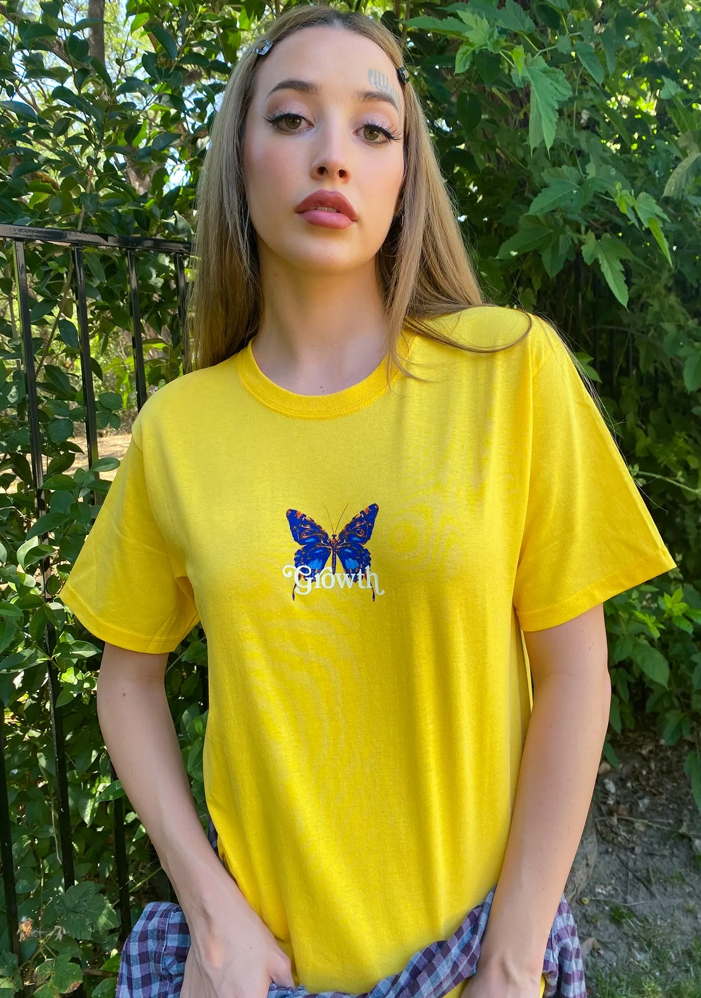Yellow Personal Growth Graphic Tee sold by Dolls Kill product image thumbnail 2