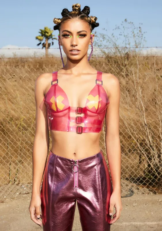 Pure Starlight Clear Bustier sold by Dolls Kill