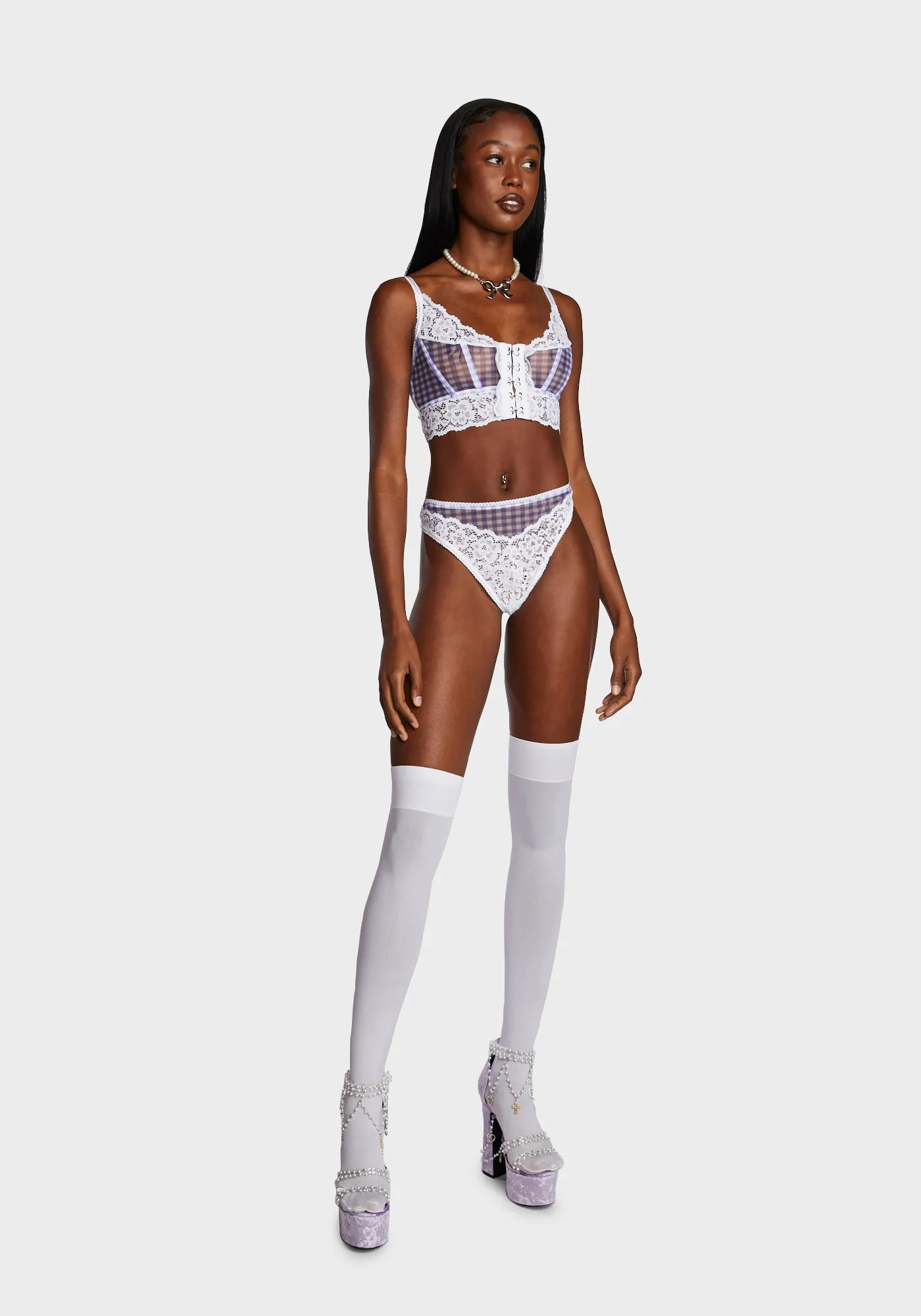 Quite Contrary Lingerie Set sold by Dolls Kill product image thumbnail 5