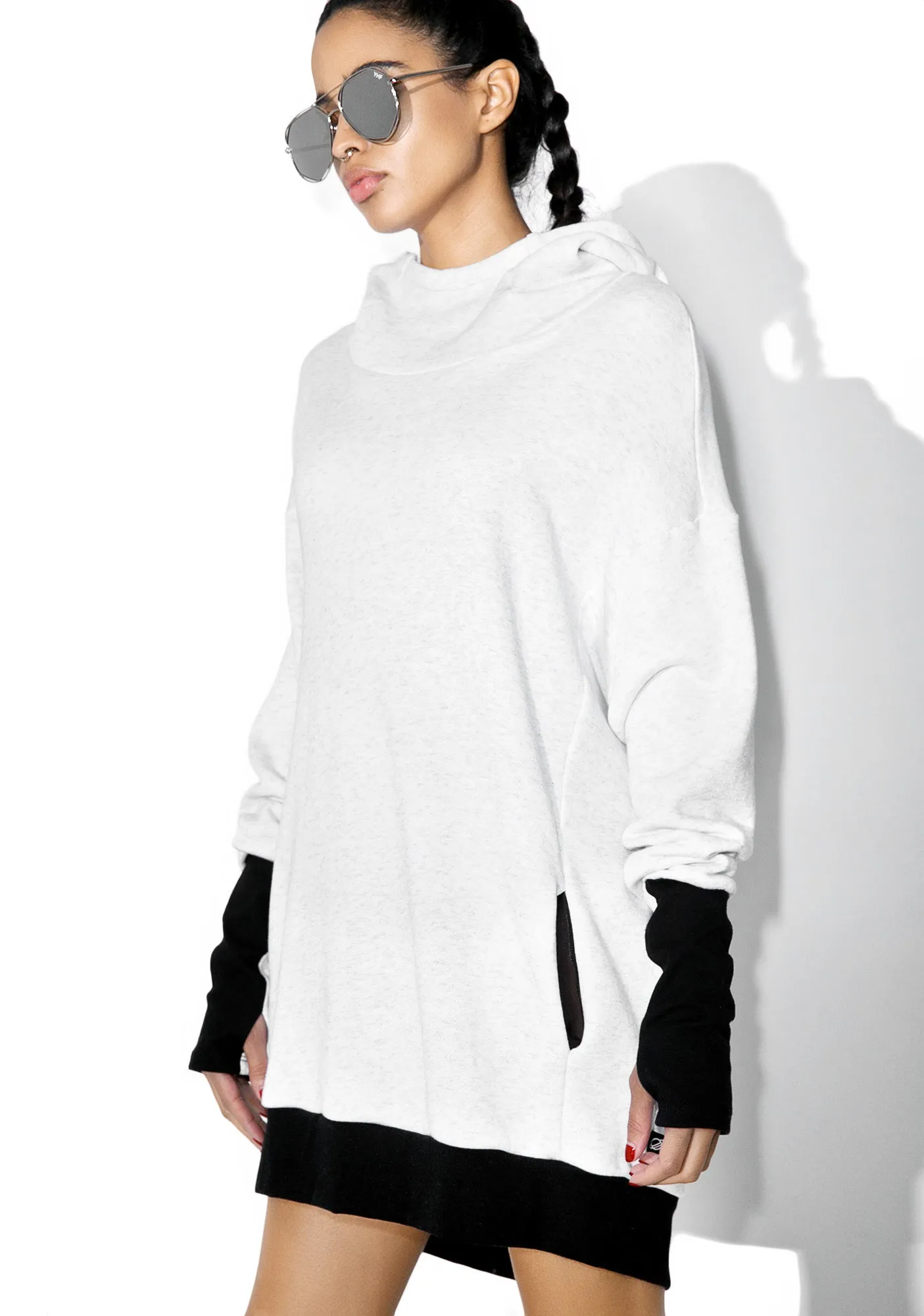 Ash French Terry Hoodie sold by Dolls Kill