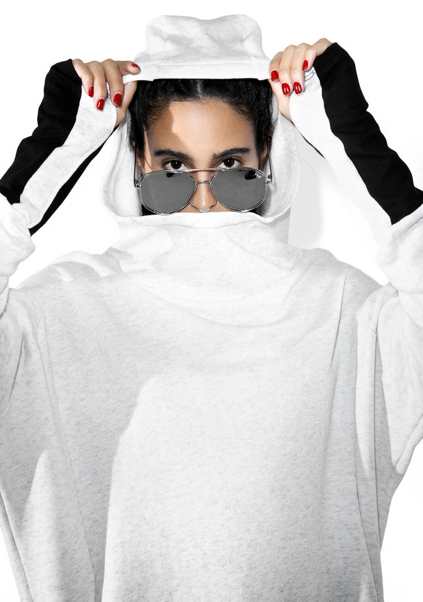 Ash French Terry Hoodie sold by Dolls Kill product image thumbnail 2