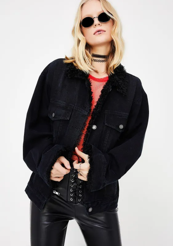 Daddy's Home Denim Jacket sold by Dolls Kill