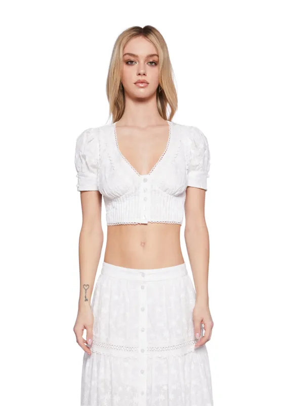 Our Love Song Short Sleeve Blouse sold by Dolls Kill
