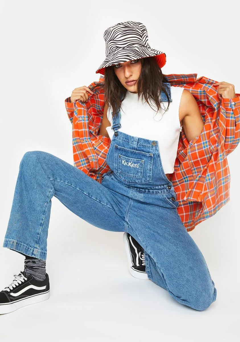 Mid Blue Denim Dungarees sold by Dolls Kill product image thumbnail 3