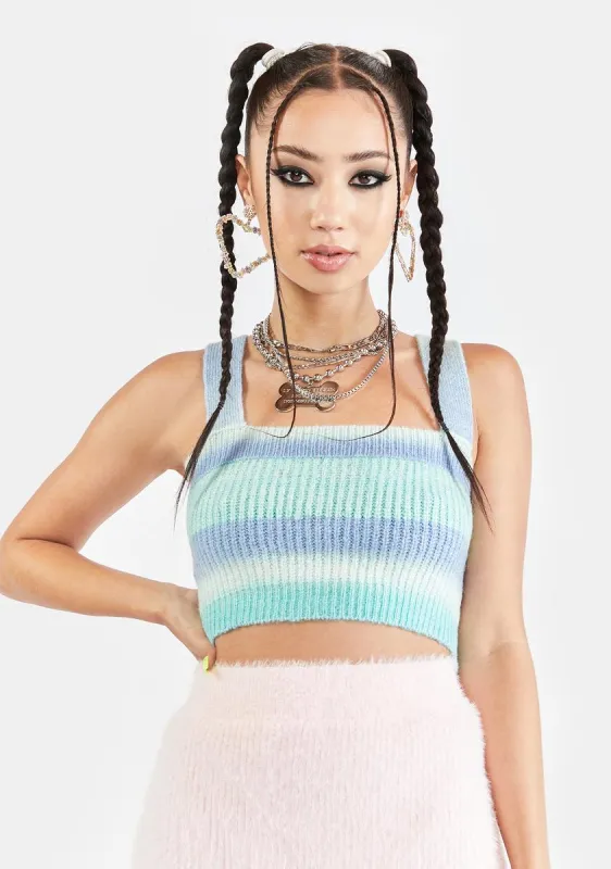 Mint Multi Crop Top sold by Dolls Kill