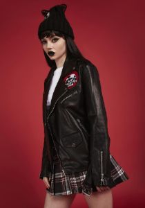 Bad Kitten Club Moto Jacket sold by Dolls Kill