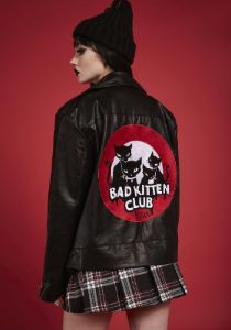 Bad Kitten Club Moto Jacket sold by Dolls Kill