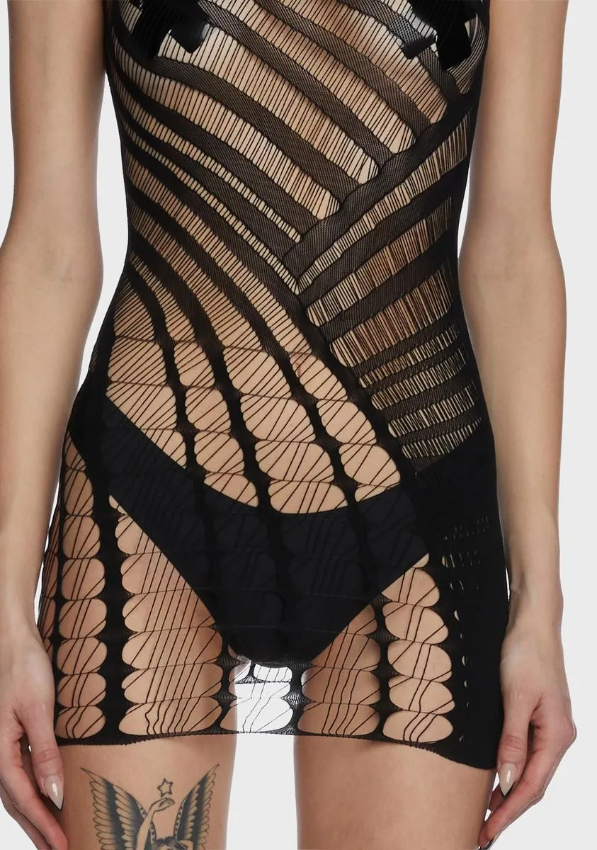 Coming In Hawt Fishnet Dress sold by Dolls Kill product image thumbnail 2
