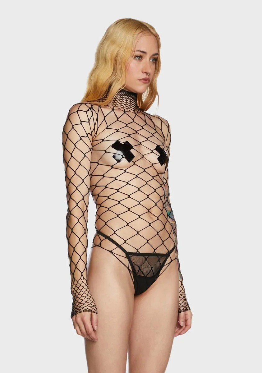 The Damned Fishnet Bodysuit sold by Dolls Kill product image thumbnail 3