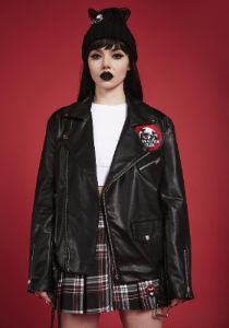 Bad Kitten Club Moto Jacket sold by Dolls Kill
