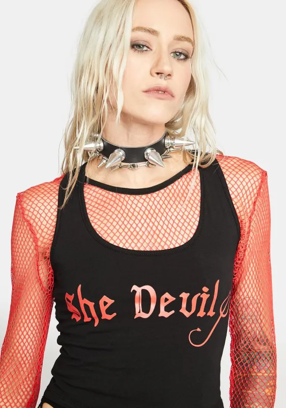 She Devil Graphic Tank sold by Dolls Kill