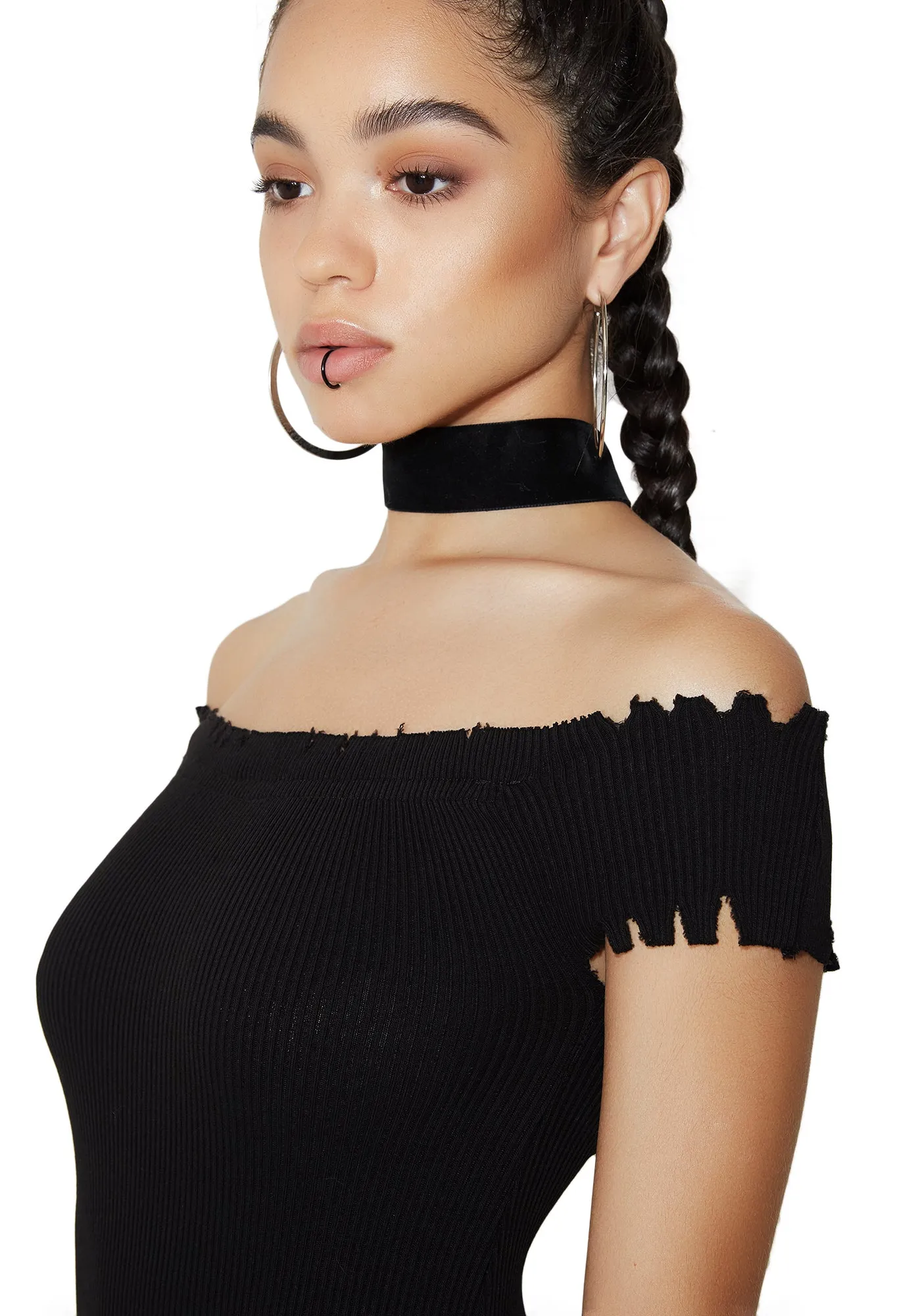 Hotness Cut-Out Crop Top sold by Dolls Kill product image thumbnail 4