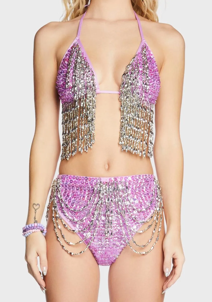 Pink Mandy Sequin Set sold by Dolls Kill product image thumbnail 2