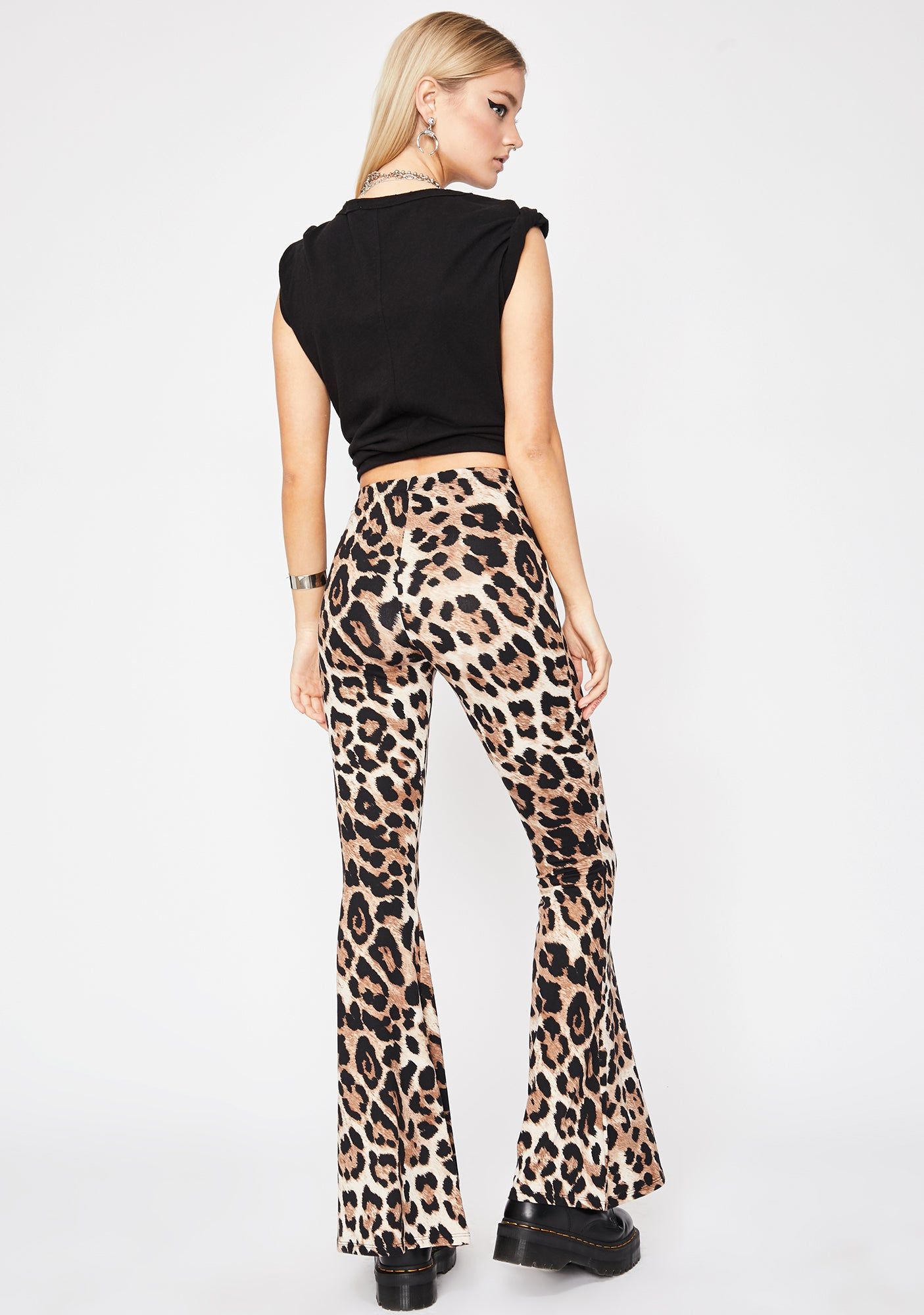 Bad Girl Club Leopard Pants sold by Dolls Kill product image thumbnail 4