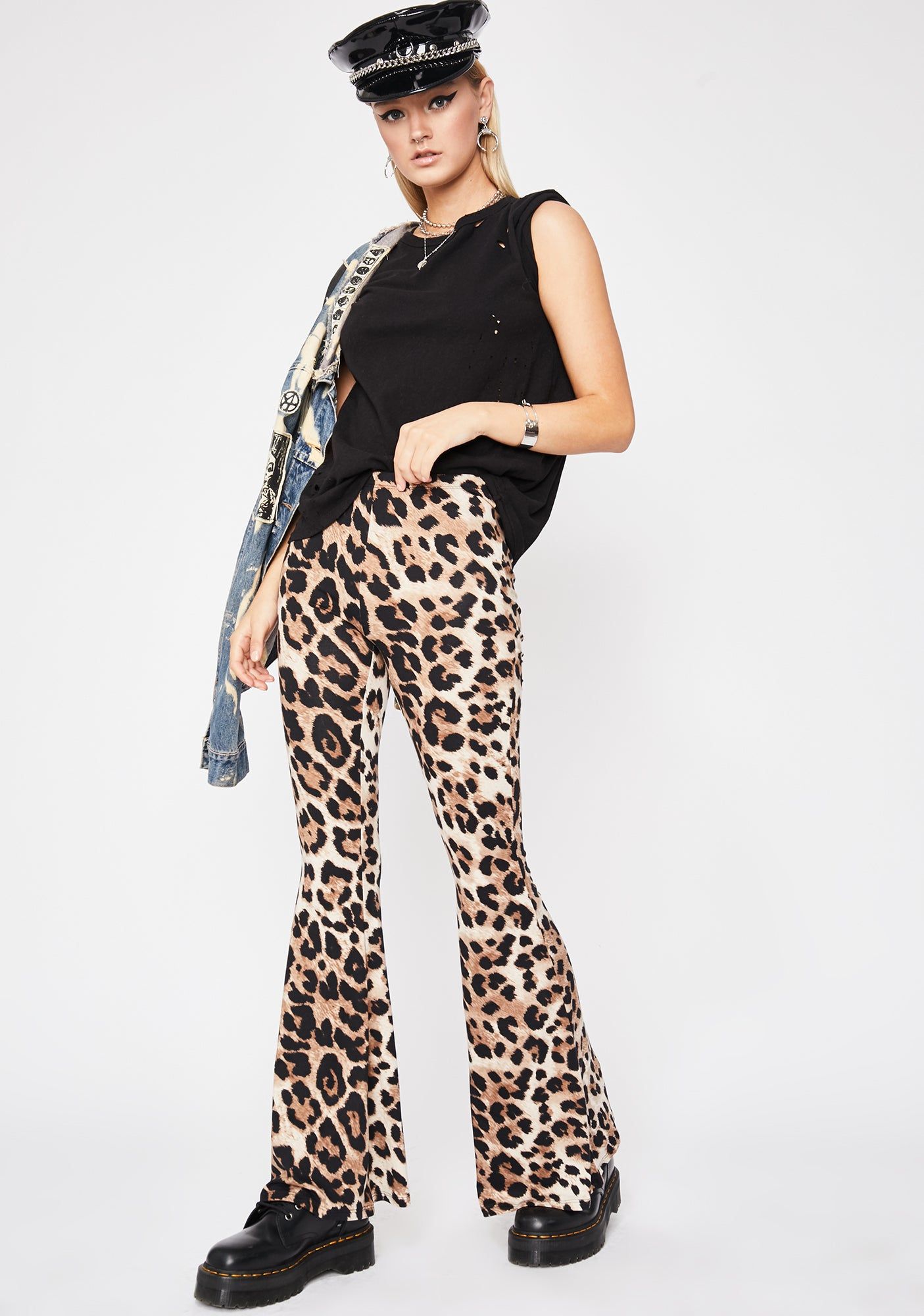 Bad Girl Club Leopard Pants sold by Dolls Kill product image thumbnail 2