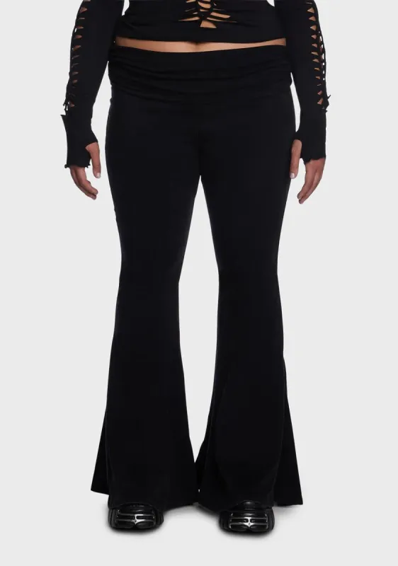 Plus Dew Morning Flare Pants sold by Dolls Kill