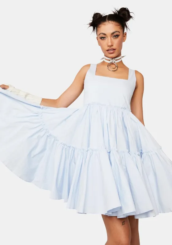 Sky Say You Will Mini Dress sold by Dolls Kill