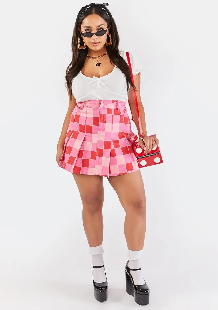 Plus Sweet Guarantee Pleated Skirt sold by Dolls Kill product image thumbnail 3