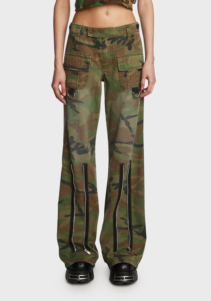 Peace Cargo Pants sold by Dolls Kill